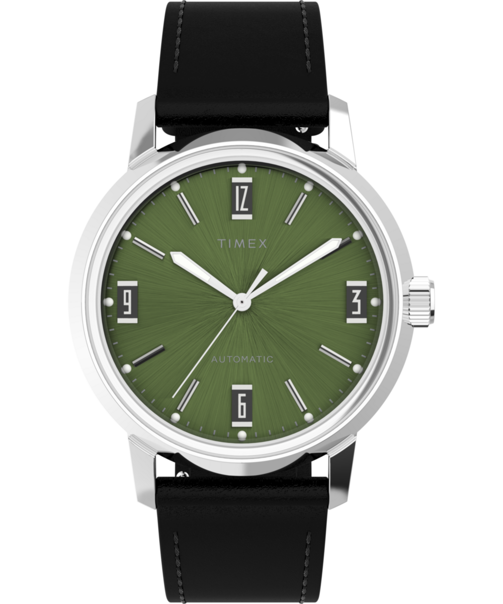 Marlin Automatic 40mm Leather Strap Watch