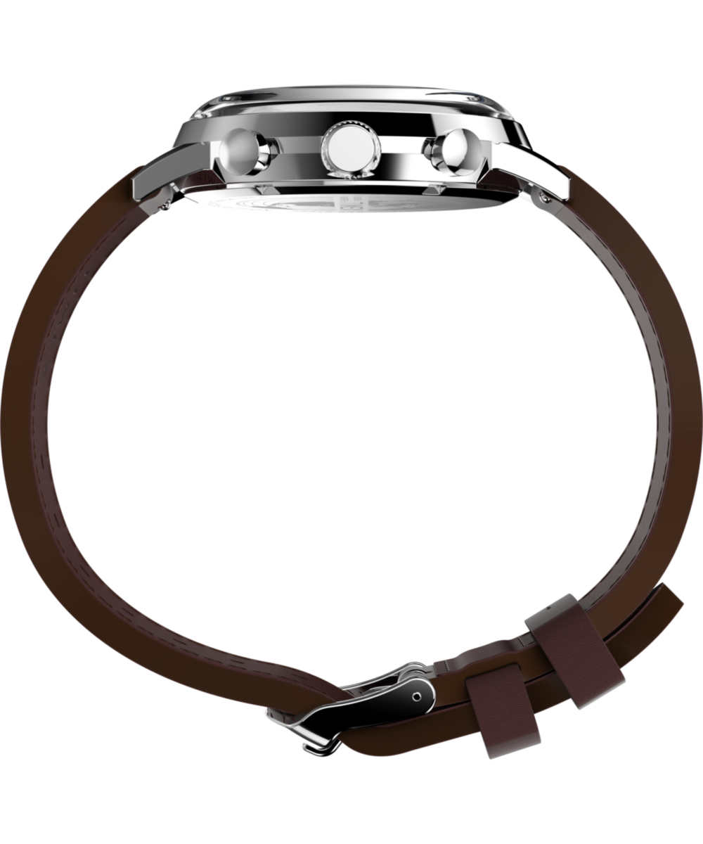 Marlin Chronograph Tachymeter 40mm Leather Strap Watch