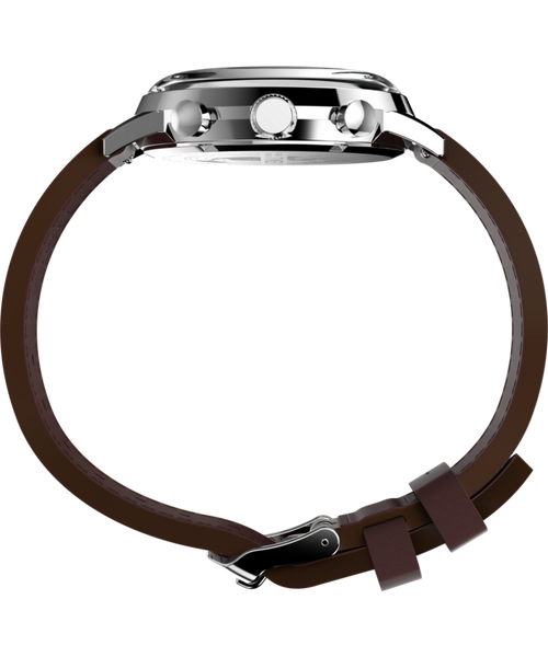 Marlin Chronograph Tachymeter 40mm Leather Strap Watch