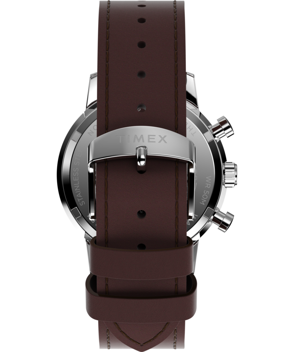 Marlin Chronograph Tachymeter 40mm Leather Strap Watch