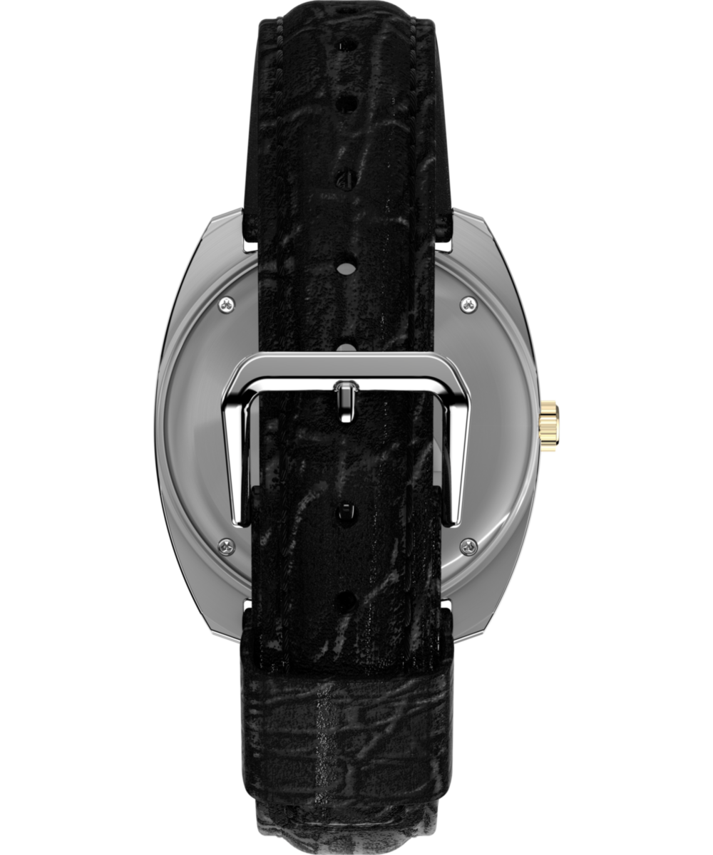 Q Timex 1978 Day/Date 37.5mm Leather Strap Watch