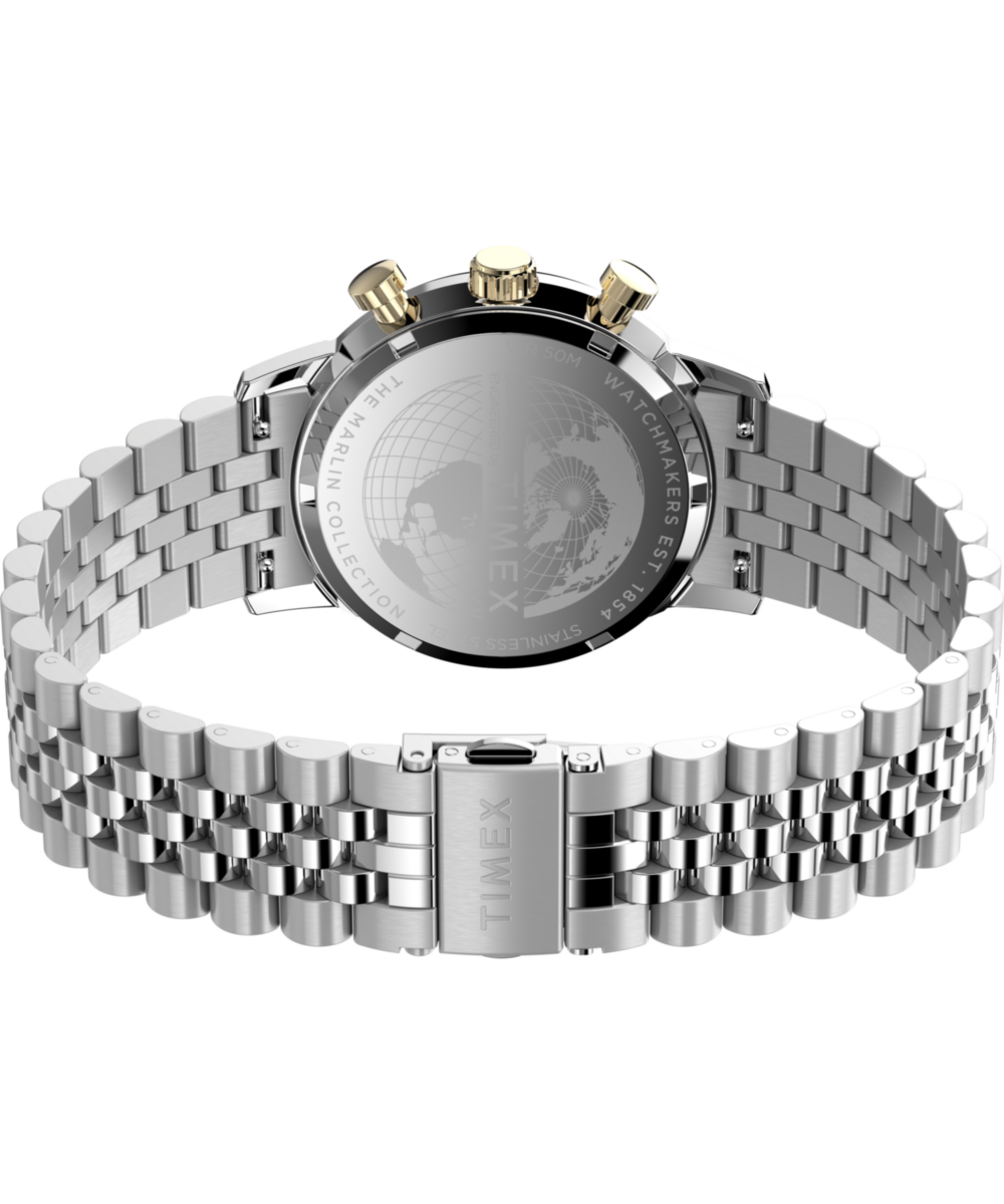 Marlin Chronograph Tachymeter 40mm Stainless Steel Bracelet Watch 