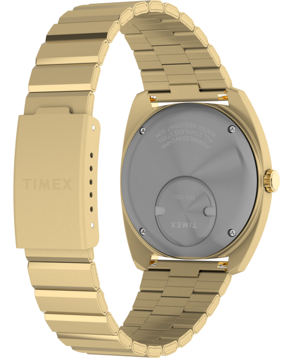 Q Timex 1975 Enigma 37mm Stainless Steel Bracelet Watch