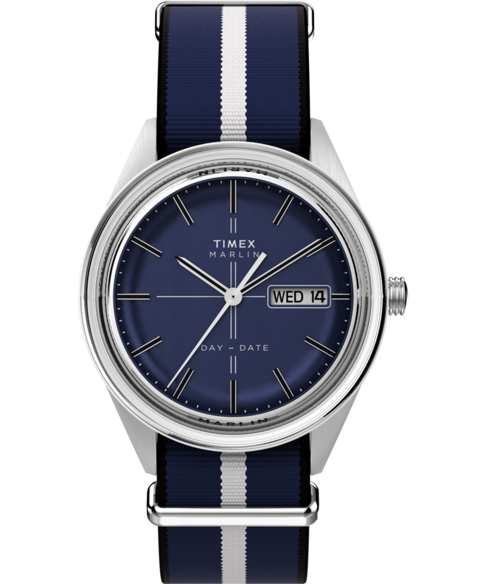 Marlin Jet Quartz 38mm Fabric Strap Watch