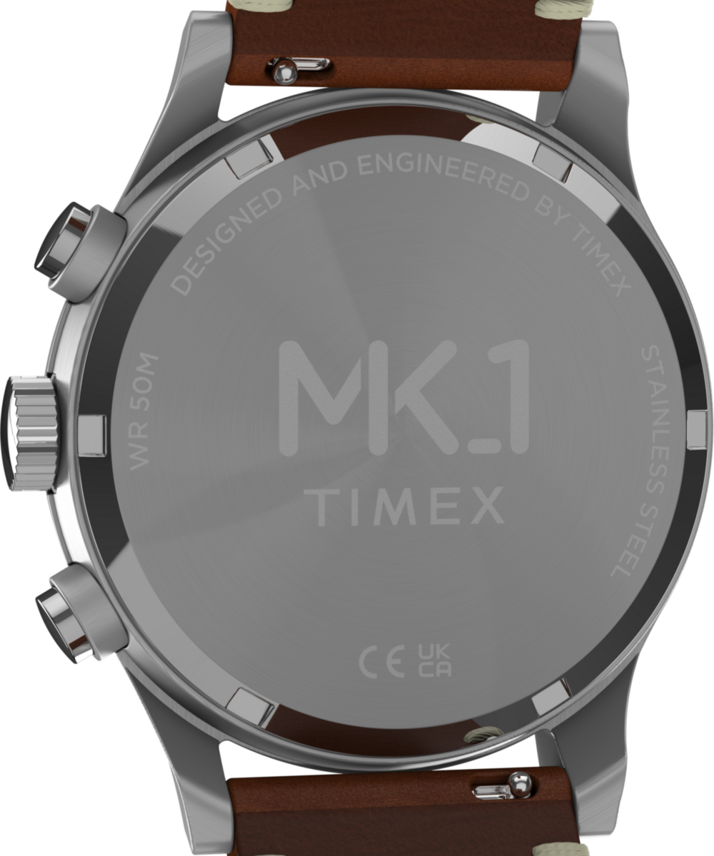 MK1 Chronograph 40mm Leather Strap Watch
