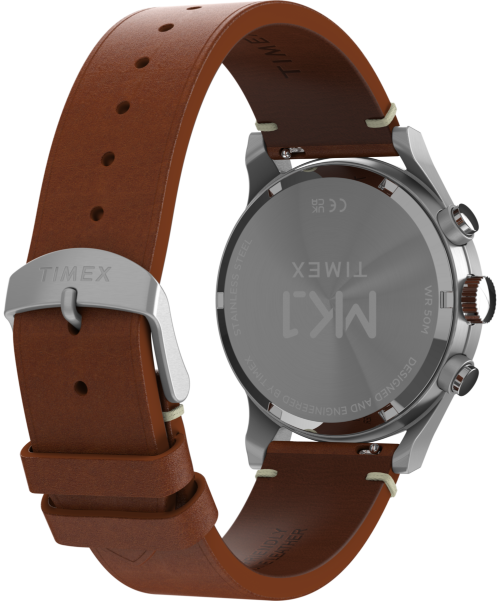MK1 Chronograph 40mm Leather Strap Watch